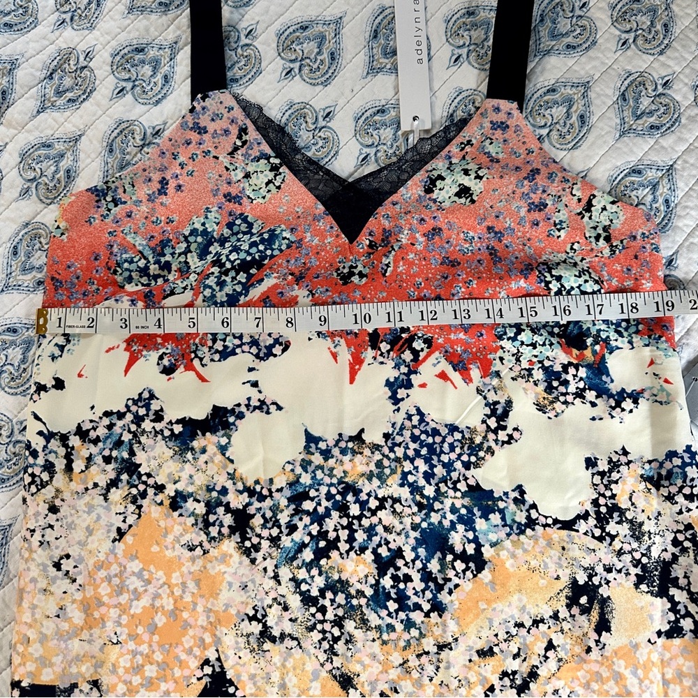 Gorgeous Adelyn Rae Print & Lace Dress // Sz. Med. // NWT - Picture 14 of 15